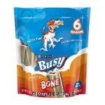 Busy Bone  fun twisted shaped bones with meaty middle, small/medium Center Front Picture