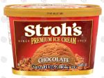 Stroh's  chocolate flavor ice cream Center Front Picture