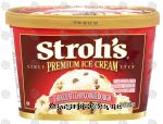 Stroh's Premium chocolate chip cookie dough ice cream Center Front Picture