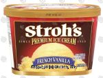 Stroh's Premium french vanilla ice cream Center Front Picture