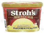 Stroh's Premium Ice Cream lemon chiffon flavor ice cream Center Front Picture