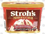 Stroh's Premium white chocolate raspberry ice cream Center Front Picture