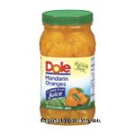 Dole Plastic Jars Mandarin Oranges In Light Syrup Center Front Picture