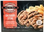 Boston Market Home Style Meals salisbury steak in savory gravy with mac & cheese Center Front Picture