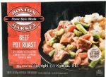 Boston Market Home Style Meals beef pot roast with gravy, vegetables, & home style potatoes Center Front Picture