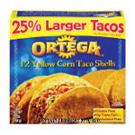 Ortega Taco Shells Yellow Corn 12 Ct Center Front Picture