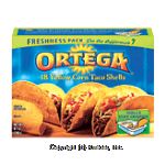 Ortega Taco Shells Yellow Corn 18 Ct Center Front Picture