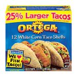 Ortega Taco Shells White Corn 12 Ct Center Front Picture