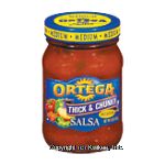 Ortega Salsa Thick & Chunky Medium  Center Front Picture