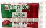 Pierino  6 large manicotti with cheese, frozen tray Center Front Picture