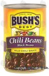 Bush's Best  chili beans, black beans in mild chili sauce Center Front Picture