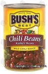 Bush's Best  chili beans, kidney beans in mild chili sauce Center Front Picture