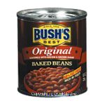 Bush's Best  original baked beans seasoned with bacon & brown sugar Center Front Picture