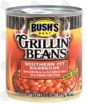 Bush's Best Grillin Beans southern pit barbecue baked beans Center Front Picture