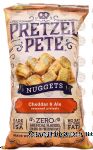 Pretzel Pete  cheddar & ale seasoned pretzel nuggets, bag Center Front Picture