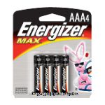 Energizer Batteries Max AAA Center Front Picture