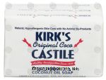 Kirk's Castile original coco bar, pure botanical coconut oil soap, all natural, 3-count Center Front Picture