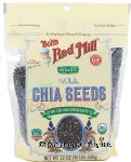 Bob's Red Mill organic chia seeds, whole Center Front Picture