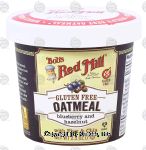 Bob's Red Mill  blueberry and hazelnut oatmeal with flax & chia, gluten free Center Front Picture