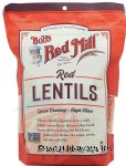 Bob's Red Mill  red lentils Center Front Picture