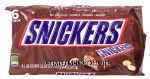 Snickers(r)  milk chocolate peanuts, caramel, nougat candy bars, 6-count Center Front Picture