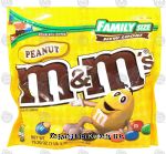 M&M's(r) Family Size peanut chocolate covered candy Center Front Picture