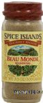 Spice Islands Gourmet Blends beau monde seasoning Center Front Picture