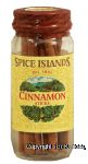 Spice Islands  cinnamon sticks Center Front Picture