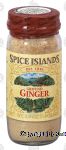 Spice Islands  ginger, ground Center Front Picture