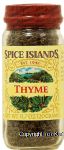 Spice Islands  thyme spice Center Front Picture