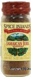 Spice Islands Gourmet Blends jamaican jerk seasoning Center Front Picture