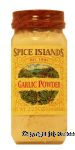 Spice Islands  garlic powder Center Front Picture