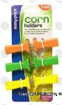 easy-pack  corn holders, assorted colors, 3-pairs Center Front Picture