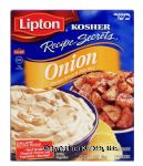 Lipton Recipe Secrets Recipe Soup & Dip Mix Onion Center Front Picture