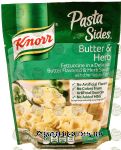 Knorr Pasta Sides butter & herb, fettuccini in a delicious butter flavored & herb sauce Center Front Picture