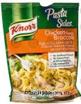 Knorr Pasta Sides chicken broccoli, fettuccini & broccoli in a chicken flavored sauce Center Front Picture