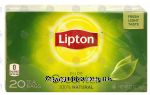 Lipton  pure green tea, 20 tea bags Center Front Picture