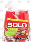 Solo Squared plastic cups, 18-oz Center Front Picture