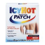 Icy Hot Back & Large Area Pain Relief Patch Medicated Extra Strength Adhesive Pad w/Ointment Center Front Picture