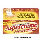 Aspercreme Heat pain relieving gel, no-mess sponge applicator, light scent, non-greasy Center Front Picture