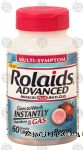 Rolaids Advanced multi-symptom antacid plus anti-gas, 60 chewable tablets, mixed berry flavored Center Front Picture