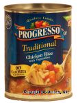 Progresso Traditional chicken rice with vegetables soup Center Front Picture