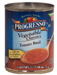 Progresso Vegetable Classics tomato basil Center Front Picture