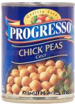 Progresso  chick peas, ceci Center Front Picture