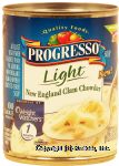 Progresso Light new england clam chowder ready to serve soup Center Front Picture