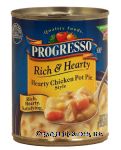 Progresso Rich & Hearty hearty chicken pot pie style Center Front Picture