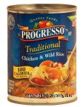 Progresso Traditional chicken & wild rice soup Center Front Picture