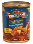 Progresso Traditional beef & vegetable ready to serve soup Center Front Picture