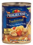 Progresso Traditional 99% fat free chicken noodle ready to serve soup Center Front Picture