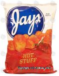 Jay's Hot Stuff hot flavored potato chips Center Front Picture